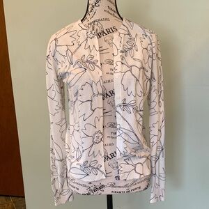 LOFT Cream Lightweight Cotton Button Up Cardigan Sweater Women’s XS Extra Small